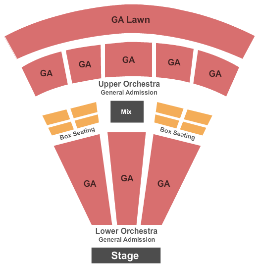 Sprint Pavilion Map