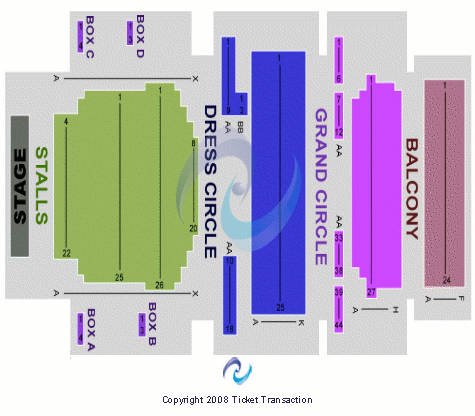 Novello Theatre Seating Chart