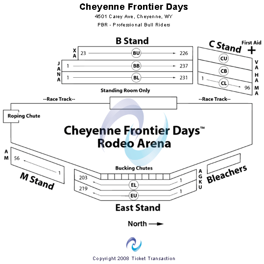 Cheyenne Frontier Days Seating Chart