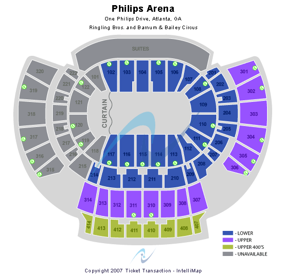 Philips Arena Seating Chart