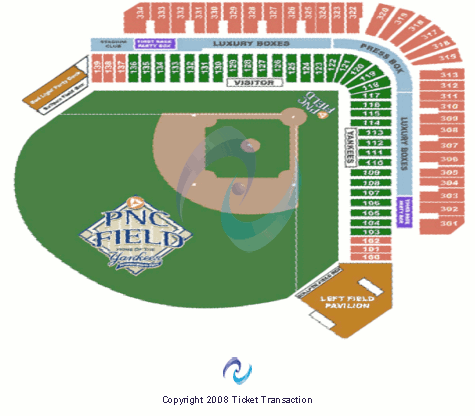 Pnc Field Seating Chart