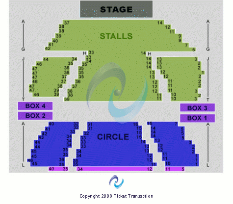 Prince of Wales Theatre Seating Map