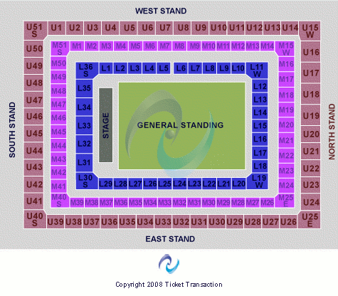 Twickenham Stadium Seating Chart