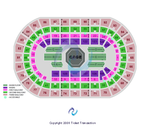 Omaha Civic Auditorium Arena Seating Map