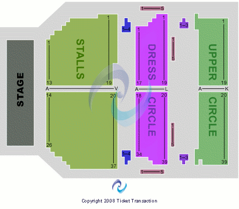 The Victoria Palace Theatre Map