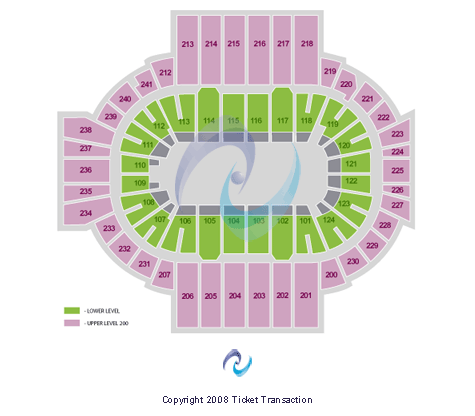 XL Center - (Formerly Hartford Civic Center) Seating Chart
