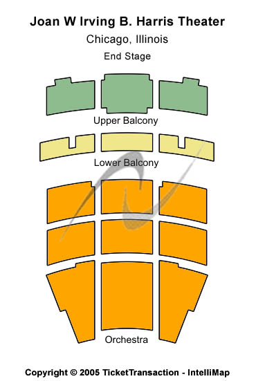 Harris Theater Chicago Seating Chart