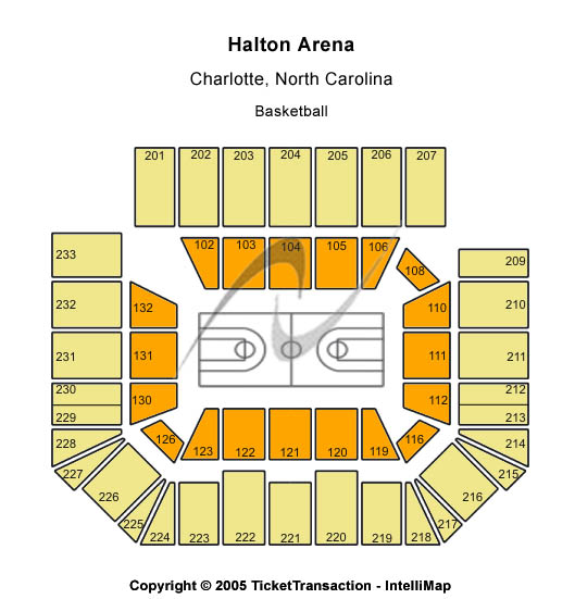 Halton Arena Seating Chart