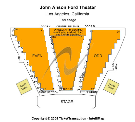 John anson ford amphitheatre seating #2