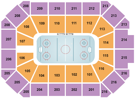 Seating Chart Allstate Arena Hockey
