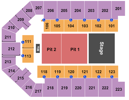 Eastern Kentucky Expo Center Seating Chart Eastern Kentucky Expo 