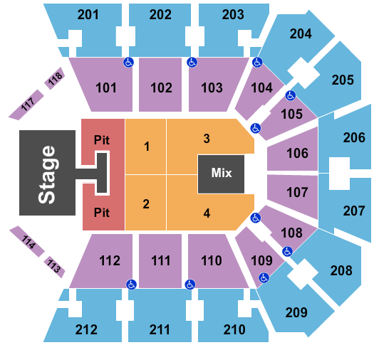 Jeff Dunham Tour - BB&T Arena Seating Chart - Toby Keith