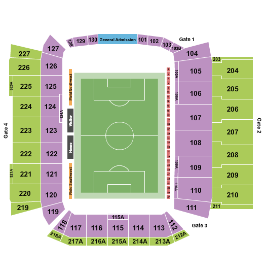 Bmo Stadium Seating Chart View | Portal.posgradount.edu.pe