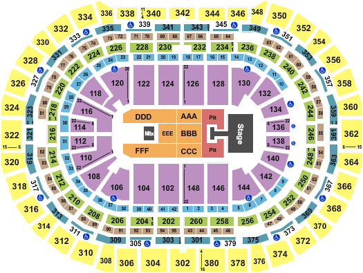 Disney On Ice Tickets | Seating Chart | Ball Arena | Florida Georgia Line