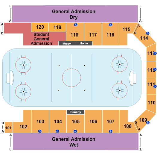 Carlson Sports Arena Seating Chart | Carlson Sports Arena Event tickets ...