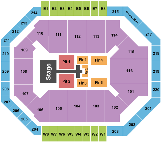 Constant Convocation Center Seating Chart | Constant Convocation Center ...