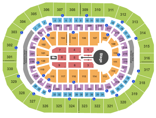 Spokane Arena Spokane Tickets Schedule Seating Chart.
