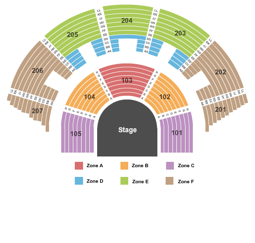 Cirque Orlando Seating Chart