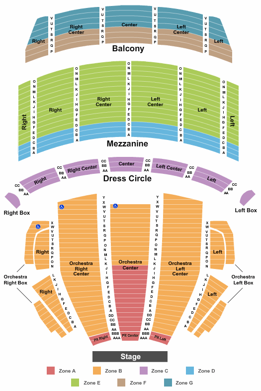 Boston Opera House Seating Chart.