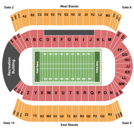 Edmonton Concert Tickets | Seating Chart | Commonwealth Stadium | Football