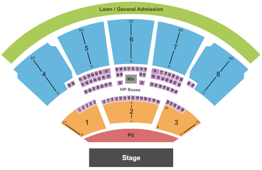 United We Rock Tour Styx Reo Sdwagon Don Felder At Perfect Venue Map