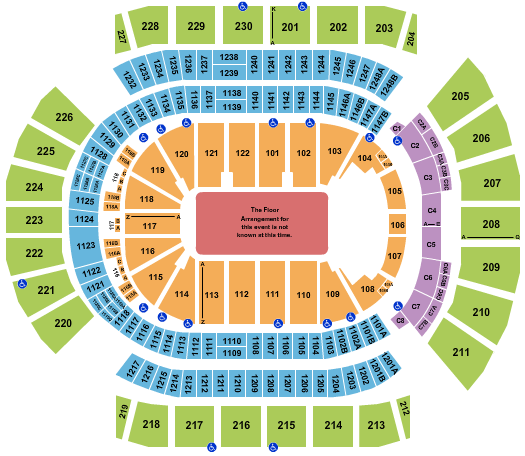 Breakdown Of The Gila River Arena Seating Chart