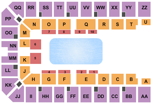 Ector County Coliseum Seating Chart | Ector County Coliseum Event ...