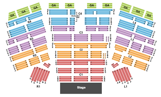 Entertainment Hall At Soaring Eagle Casino Resort Seating Chart 