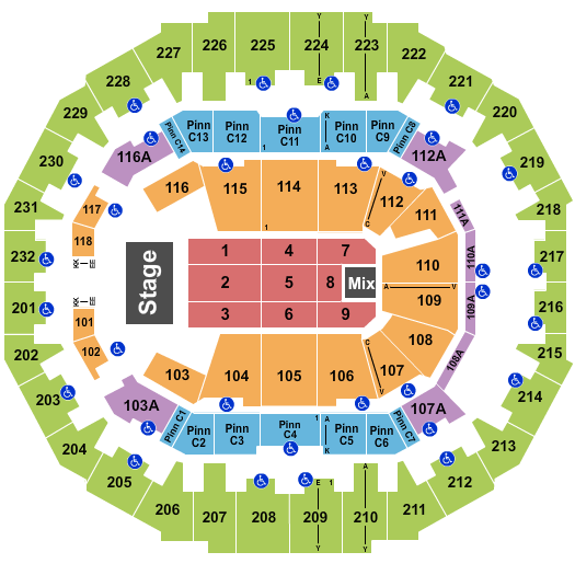 Fedex Forum Seating Chart Fedex Forum Event 2024 Tickets & Schedule