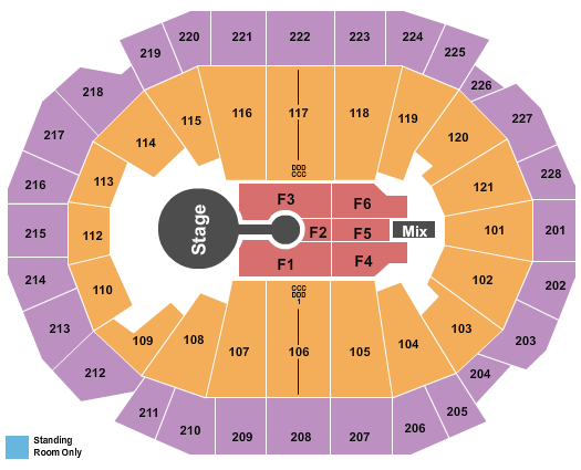 Garth Brooks Spokane Arena Seating Chart.