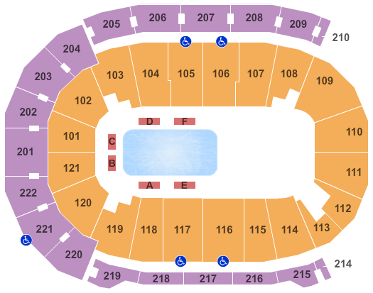Ford center basketball seating chart #8