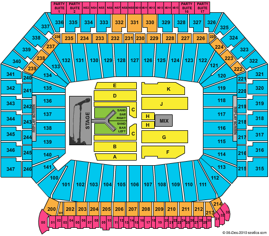 Ford field seating chart madonna concert #5