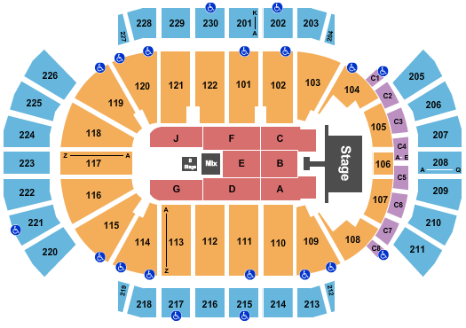 gila river arena seating