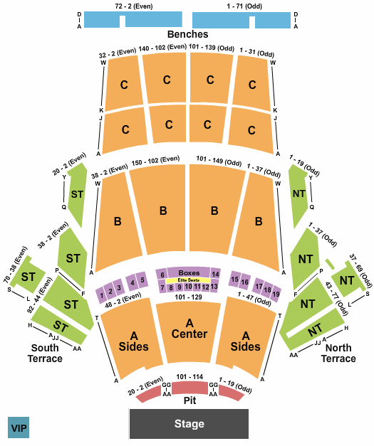 Greek Theatre Los Angeles Ca Seating Chart Event 2024 Tickets Schedule Ticket Luck