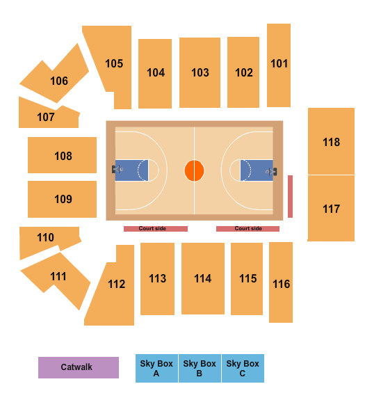 Hawkins Arena At Mercer University Seating Chart Hawkins Arena At