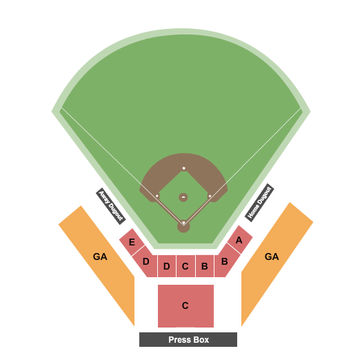 Hunter Wright Stadium Seating Chart | Hunter Wright Stadium Event 2024 ...