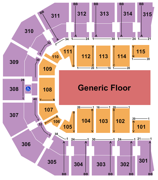 John Paul Jones Arena Seating Chart John Paul Jones Arena Event