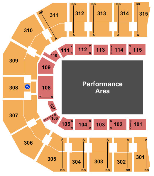 John Paul Jones Arena Seating Chart John Paul Jones Arena Event 2024