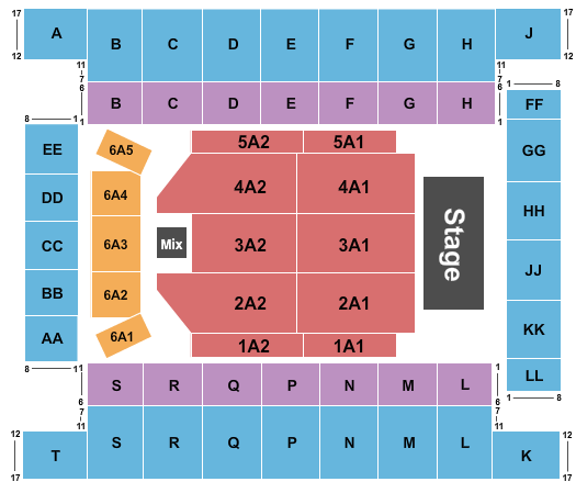 Knoxville Civic Coliseum Seating Chart | Knoxville Civic Coliseum Event ...