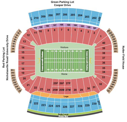 Kroger Field Seating Chart Kroger Field Event 2024 Tickets & Schedule