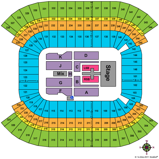Brothers of the sun tour ford field seating #10