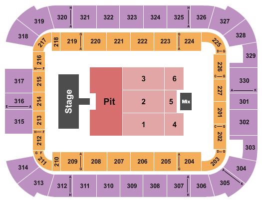 Lake Charles Civic Center Arena Seating Chart | Lake Charles Civic ...