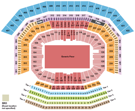Levi's Stadium Seating Chart | Levi's Stadium Event tickets & Schedule