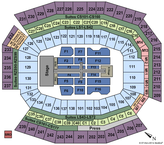 Lincoln Financial Field Seating Chart