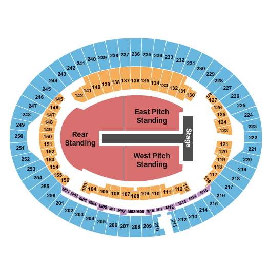 London Stadium At Queen Elizabeth Olympic Park Seating Chart | London ...