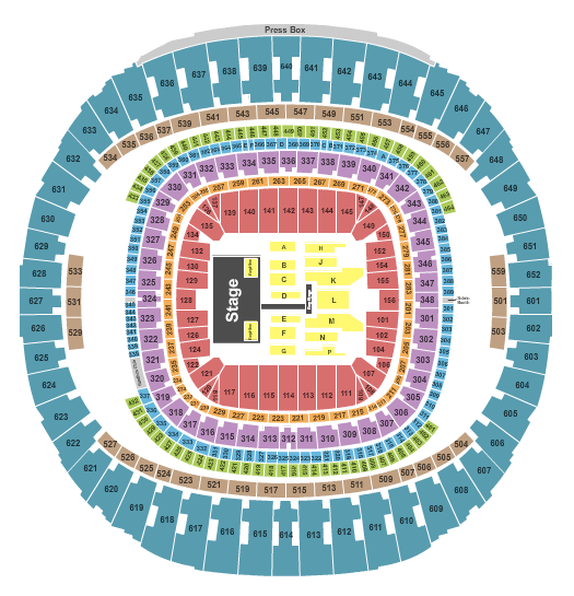 Mercedes Benz Stadium Seating Chart Beyonce
