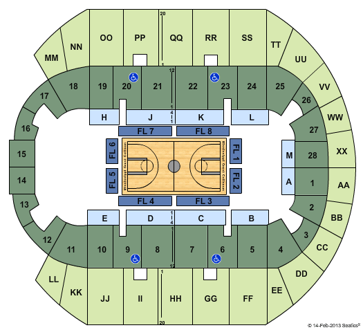 Disney On Ice Tickets | Seating Chart | Mississippi Coast Coliseum ...