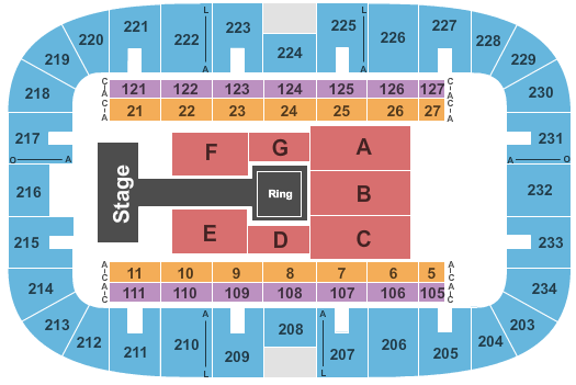 Monroe Civic Center Arena Seating Chart | Monroe Civic Center Arena