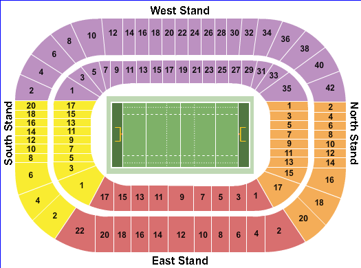 Murrayfield Stadium Seating Chart | Murrayfield Stadium Event 2024 ...