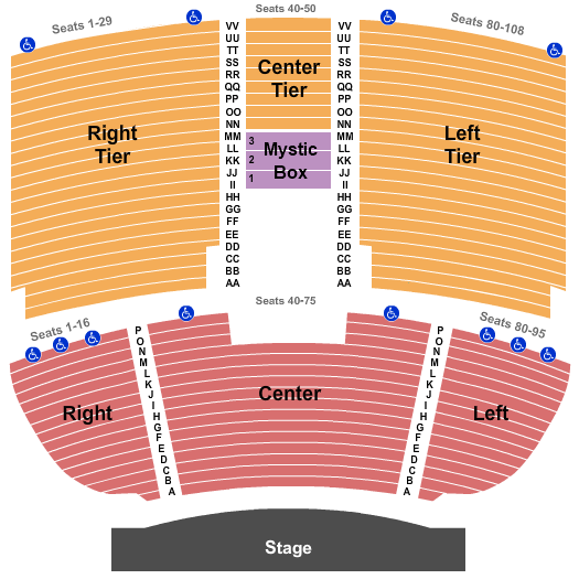 Mystic Lake Showroom Seating Chart Mystic Lake Showroom Event 2024